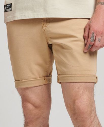 Men's Organic Cotton Core Chino Shorts / Shaker Beige - Size: 28 - Superdry - Modalova