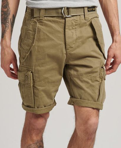 Men's Core Cargo Heavy Shorts / Jungle Sand - Size: 28 - Superdry - Modalova