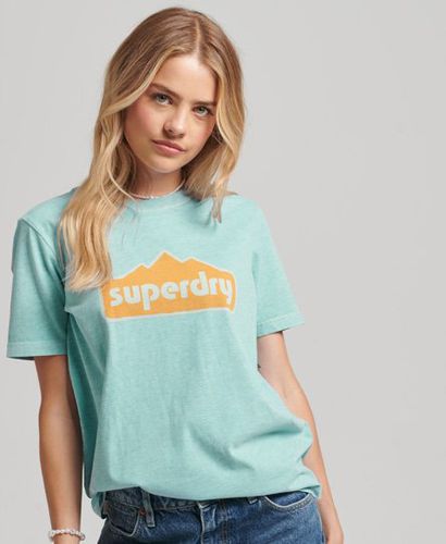 Women's 90er Jahre Terrain T-Shirt mit Grafik - Größe: 40 - Superdry - Modalova