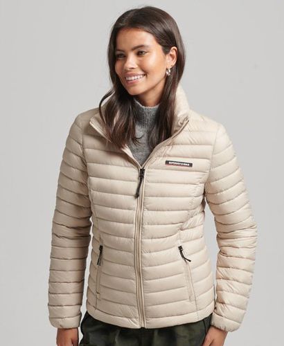 Women's Tech Core Down Jacket / Feather Grey - Size: 8 - Superdry - Modalova