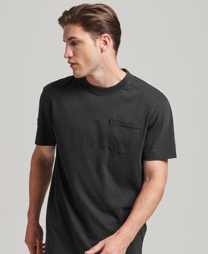 Men's Workwear Vintage-T-Shirt mit Tasche aus Bio-Baumwolle - Größe: S - Superdry - Modalova
