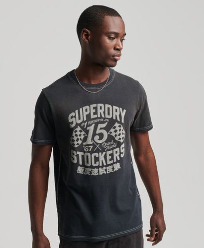 Men's Limited Edition Vintage 08 Rework Classic T-Shirt Dark Grey / Vintage Black - Size: S - Superdry - Modalova