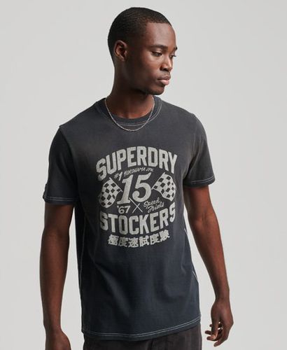 Men's Limited Edition Vintage 08 Rework Classic T-Shirt Dark Grey / Vintage Black - Size: M - Superdry - Modalova