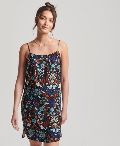 Women's Cupro Mini Slip Dress / Erin Print - Size: 8 - Superdry - Modalova