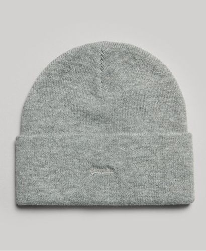 Women's Essential Logo Beanie Silver - Size: 1SIZE - Superdry - Modalova