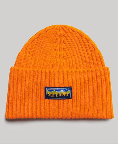 Women's Wool Blend Radar Beanie Orange / Jaffa - Size: One Size - Superdry - Modalova