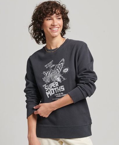 Women's B-Movie Rundhals-Sweatshirt - Größe: 38 - Superdry - Modalova