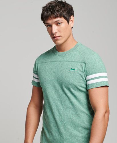 Men's Essential T-Shirt aus Bio-Baumwolle mit Quarterback-Logo - Größe: Xxl - Superdry - Modalova