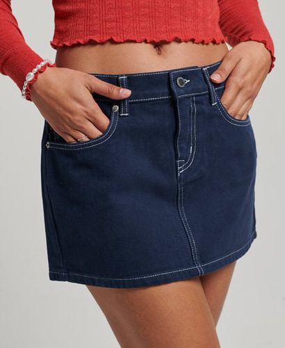 Women's Workwear Mini Skirt / Dress Blue - Size: 26 - Superdry - Modalova