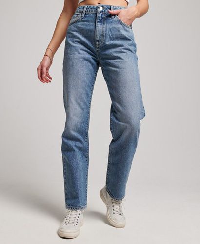 Damen Gerade Jeans aus Bio-Baumwolle mit Hohem Bund - Größe: 31/30 - Superdry - Modalova