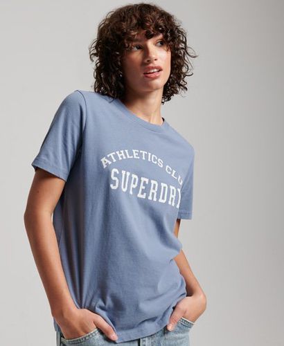 Women's Vintage Athletic T-Shirt / Tidal Blue - Size: 8 - Superdry - Modalova