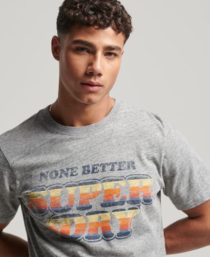 Men's Vintage Cooper Classic T-Shirt / Athletic Marl - Size: L - Superdry - Modalova