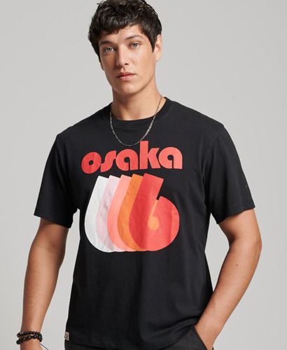 Men's Code Osaka Logo T-Shirt Black - Size: XL - Superdry - Modalova
