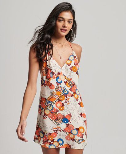 Women's Printed Mini Slip Dress / Kam Floral - Size: 10 - Superdry - Modalova