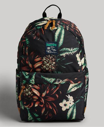 Women's Printed Montana Backpack Black / Black Pineapple Aop - Size: 1SIZE - Superdry - Modalova