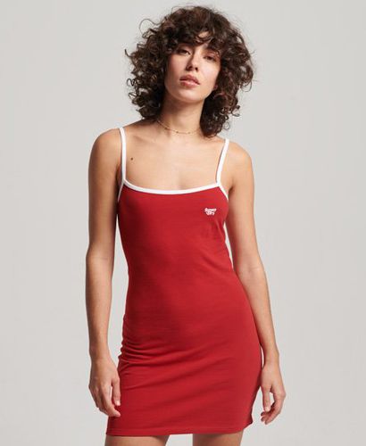 Women's Vintage Jersey Cami Dress Red / Varsity Red - Size: 10 - Superdry - Modalova