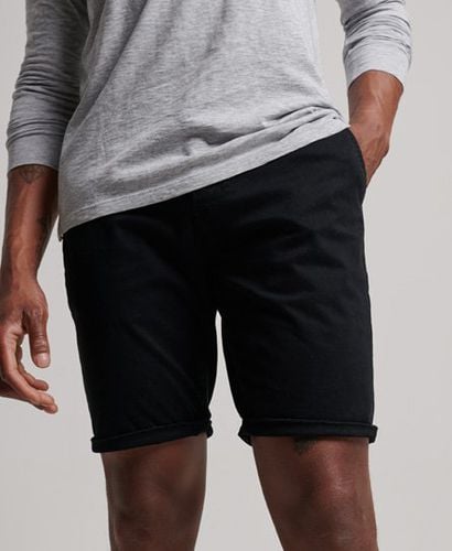 Men's Core Chino Shorts Black - Size: 30 - Superdry - Modalova