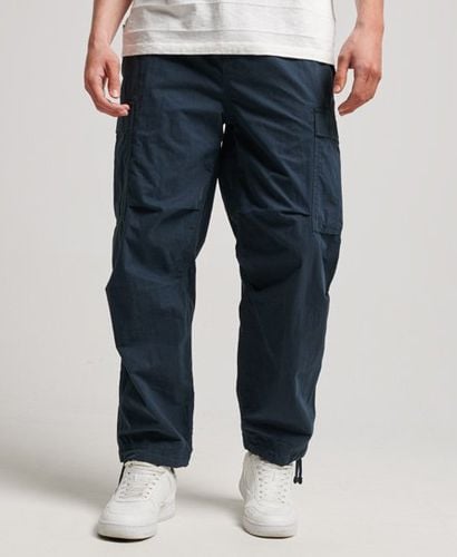 Men's Parachute Grip Trousers Navy / Midnight Navy - Size: 34/30 - Superdry - Modalova