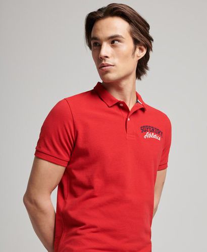 Men's Superstate Polo Shirt Red / Varsity Red - Size: M - Superdry - Modalova