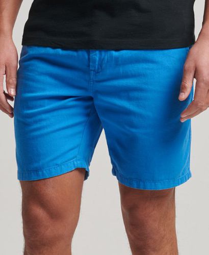 Men's Vintage Overdyed Shorts Blue / French Blue - Size: Xxl - Superdry - Modalova