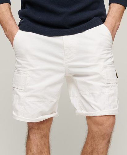 Men's Organic Cotton Heavy Cargo Shorts / Optic - Size: 28 - Superdry - Modalova