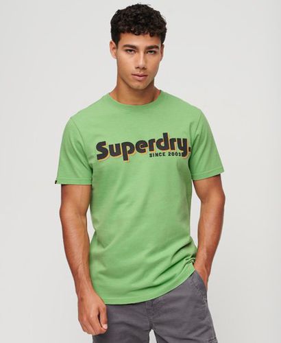 Men's Terrain Logo Print Relaxed Fit T-Shirt / Soft - Size: L - Superdry - Modalova