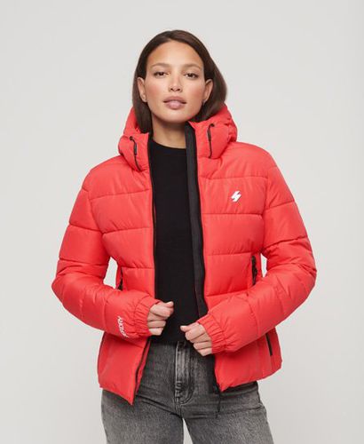 Women's Hooded Spirit Sports Puffer Jacket / Active - Size: 12 - Superdry - Modalova