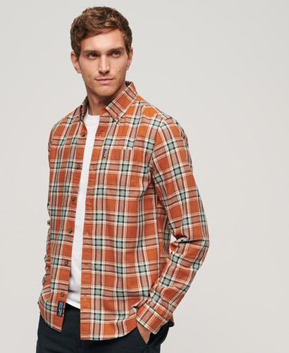 Men's Organic Cotton Vintage Check Shirt / Pasadena Check - Size: S - Superdry - Modalova