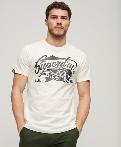 Herren Blackout Rock T-Shirt mit Grafik - Größe: Xxl - Superdry - Modalova