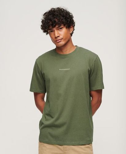 Men's Code Surplus Logo T-Shirt Green / Dark Moss Green - Size: S - Superdry - Modalova