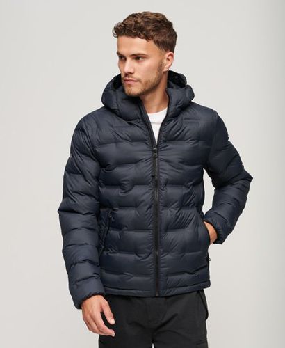 Men's Short Quilted Puffer Jacket / Eclipse - Size: L - Superdry - Modalova