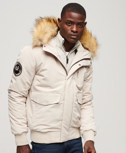 Men's Everest Bomber-Steppjacke mit Kapuze - Größe: M - Superdry - Modalova