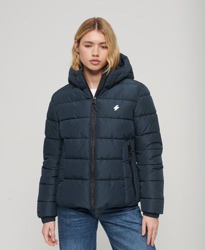 Damen Spirit Sports Steppjacke mit Kapuze - Größe: 36 - Superdry - Modalova