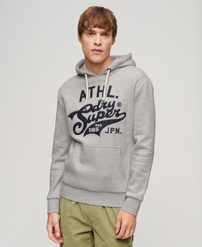 Men's Athletic Hoodie mit Grafik und Schriftzug - Größe: Xxxl - Superdry - Modalova