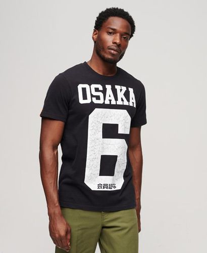 Men's Osaka 6 Vintage Standard T-Shirt / Jet - Size: L - Superdry - Modalova