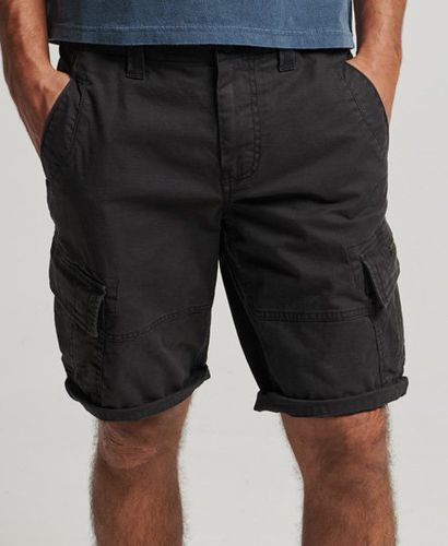 Men's Organic Cotton Core Cargo Shorts Black - Size: 30 - Superdry - Modalova