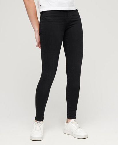 Women's Organic Cotton High Rise Skinny Denim Jeans / Rinse - Size: 24/30 - Superdry - Modalova