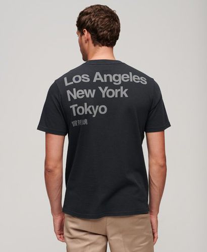 Men's City Loose T-Shirt / Eclipse - Size: XL - Superdry - Modalova