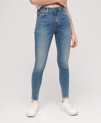 Women's Women's Cotton Vintage Mid Rise Skinny Jeans Blue / Salem Mid Blue Organic - Size: 26/32 - Superdry - Modalova