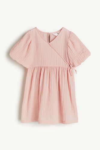 Kleid mit Puffärmeln Rosa, Kleider in Größe 128. Farbe: - H&M - Modalova