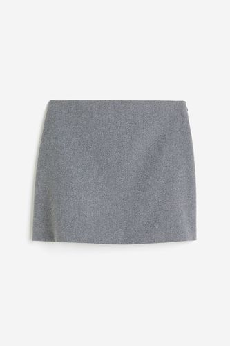 Minirock Grau, Röcke in Größe 44. Farbe: - H&M - Modalova