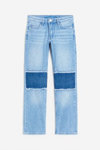 Straight Leg Low Jeans Hellblau in Größe 170. Farbe: - H&M - Modalova