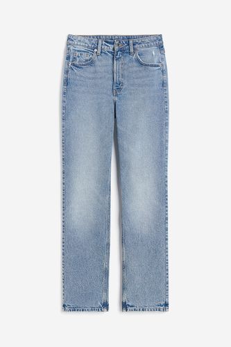 Vintage Straight High Jeans Helles Denimblau in Größe 44. Farbe: - H&M - Modalova