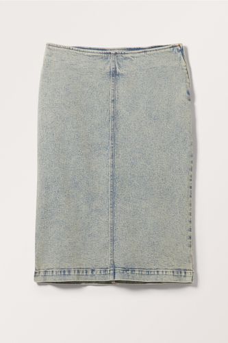 Midi-Jeansrock mit niedriger Taille Beigeton, Röcke in Größe M. Farbe: - Monki - Modalova