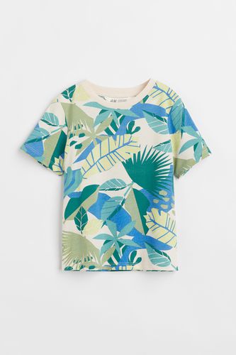 T-Shirt mit Print Hellbeige, T-Shirts & Tops in Größe 98/104. Farbe: - H&M - Modalova