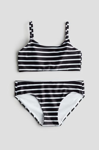 Bikini Schwarz/Weiß gestreift, Bikinis in Größe 170. Farbe: - H&M - Modalova