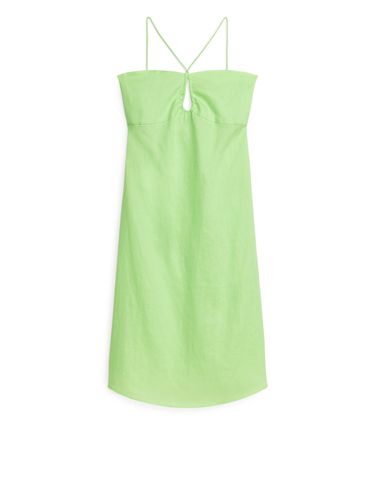 Trägerkleid aus Leinen Hellgrün, Alltagskleider in Größe 44. Farbe: - Arket - Modalova