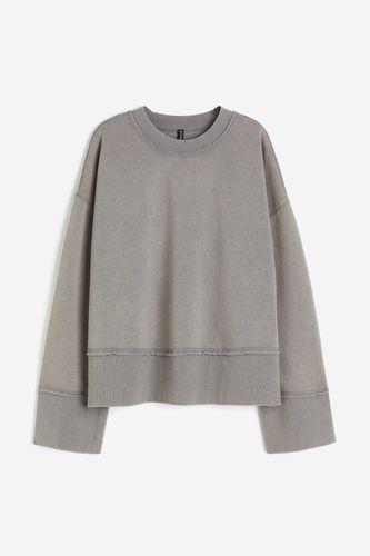 Oversized Sweatshirt Grau, Sweatshirts in Größe XS. Farbe: - H&M - Modalova