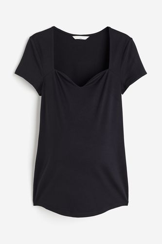 MAMA Jerseyshirt Schwarz, Tops in Größe XS. Farbe: - H&M - Modalova