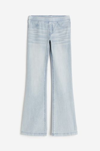 Ausgestellte Jerseyhose Helles Denimblau, Hosen in Größe 158. Farbe: - H&M - Modalova